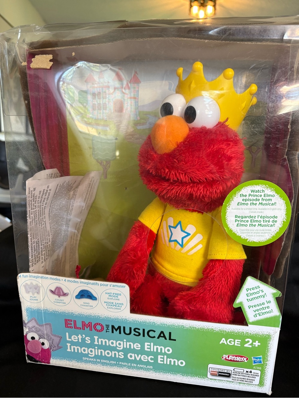 Sesame Street Elmo the Musical Let's Imagine, talking, singing Plush Doll